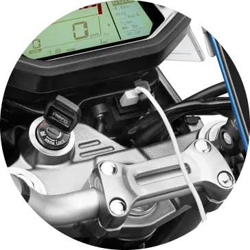 Hero XPulse 200 Pro LCD dashboard USB charger